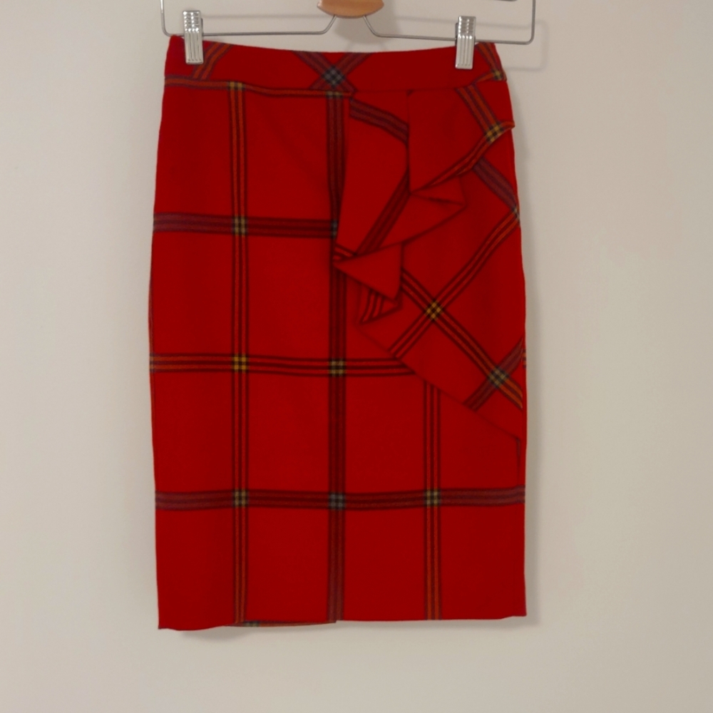Tartan Karen millen midi skirt